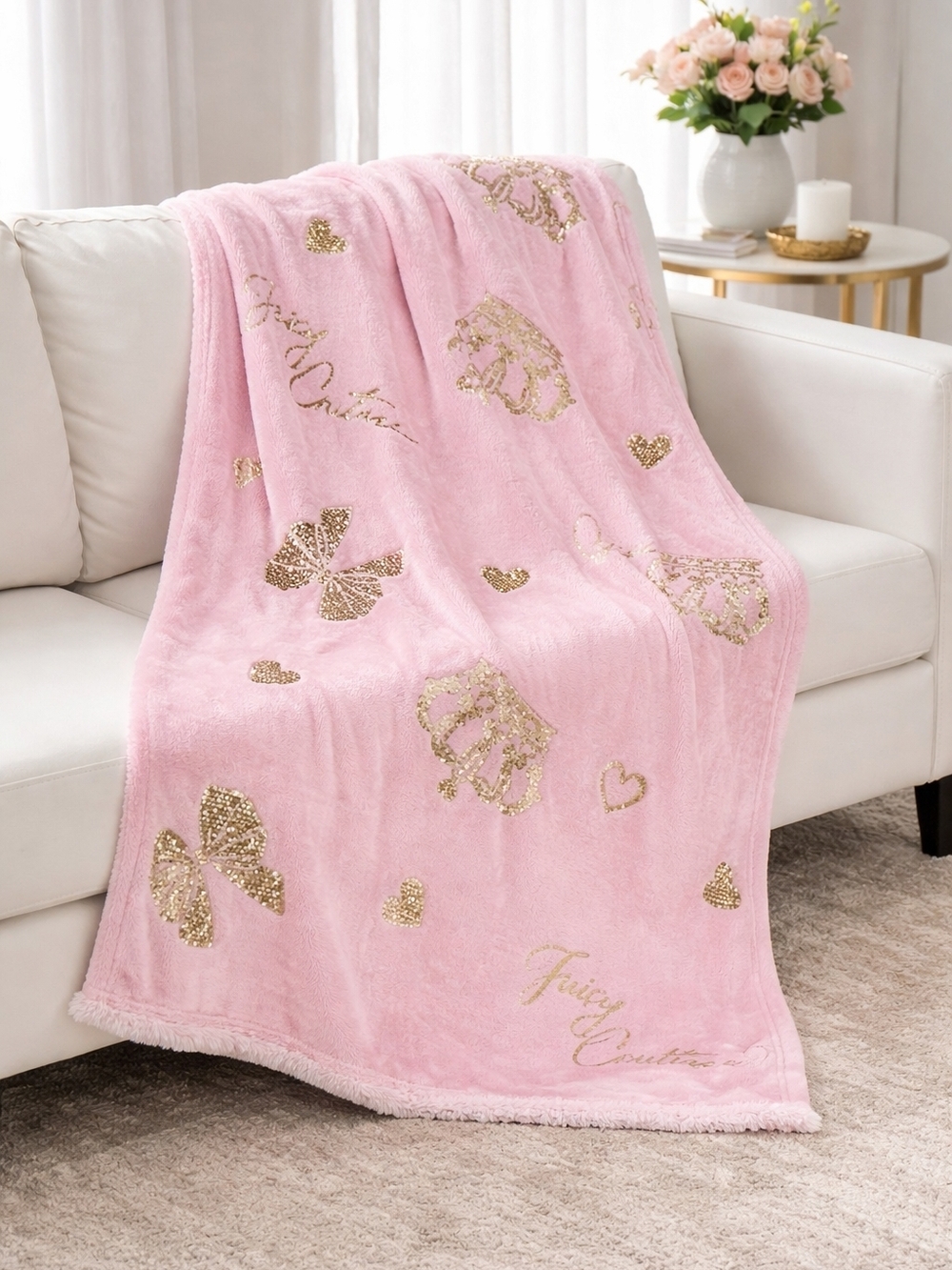 Juicy Couture Throw Blanket